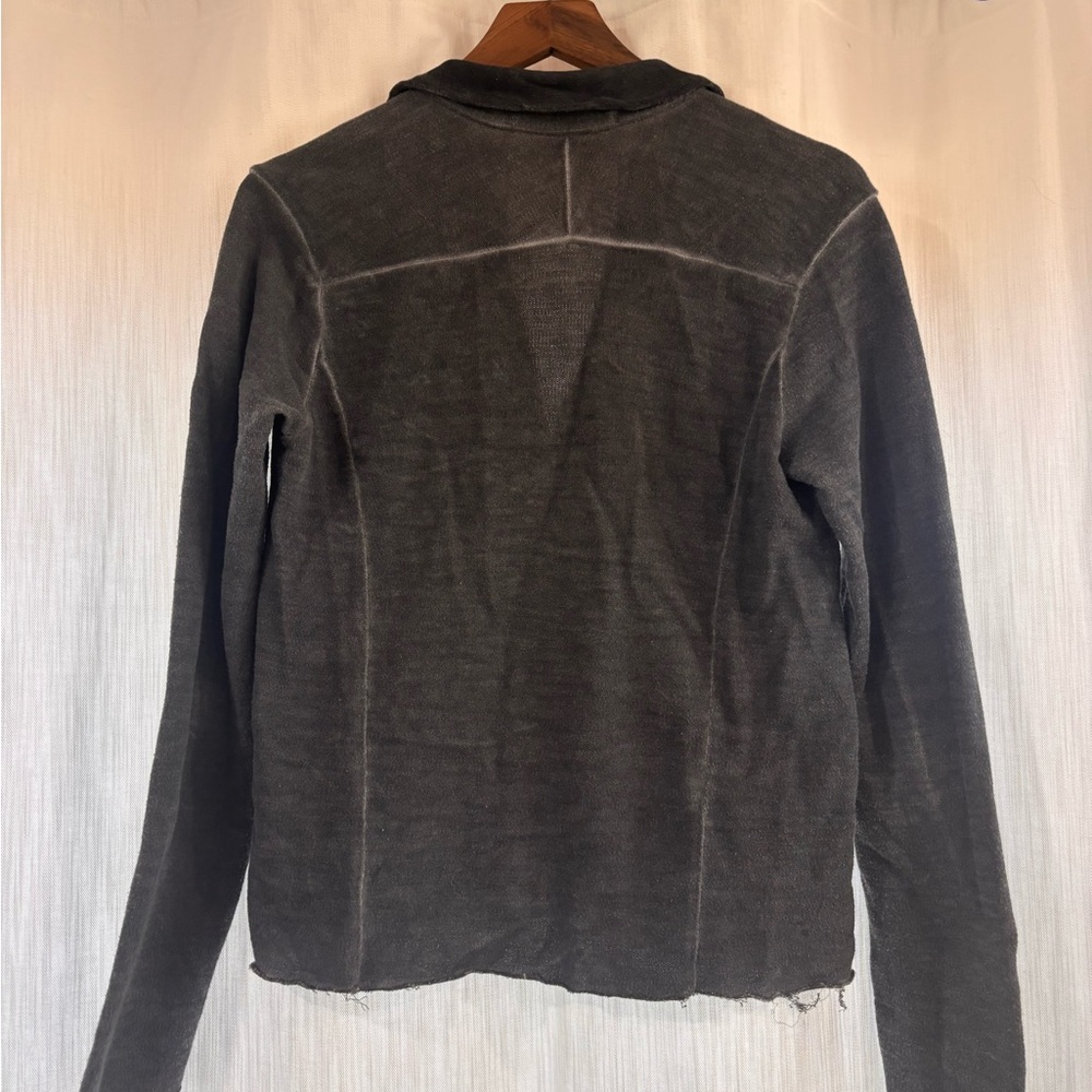 Transit Par-Such Gray Button-Up Jacket - Picture 4 of 6
